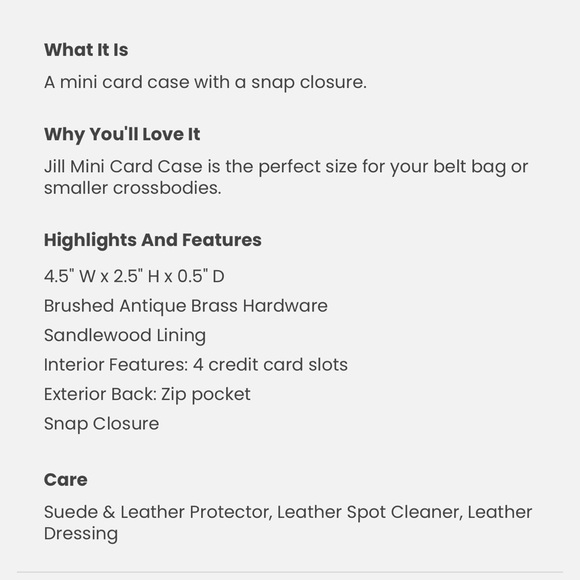 Hobo Jill Mini Card Case - Picture 10 of 11